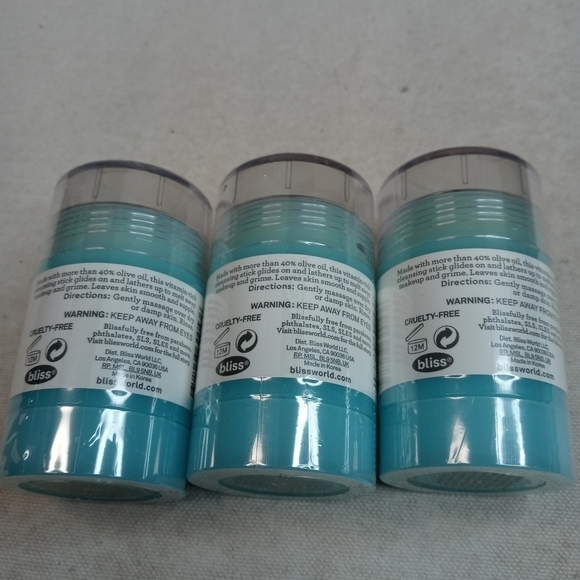 - 47x Bliss Cold Pressed Cleansing Stick Olive Oil Fo - Picture 2 of 2